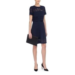 Whistles Sammy Dress Women Size 4 Color Blue